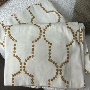 Set of (4) Geometric Curtain Panels